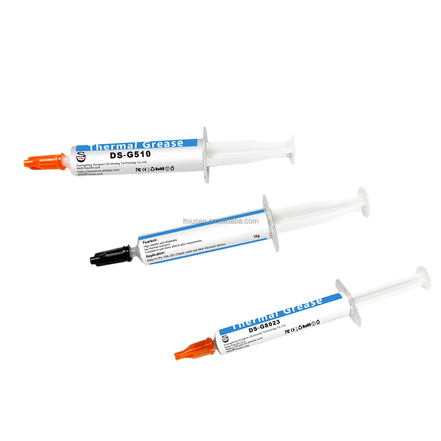 High heat conductive silicone grease thermal grease syringe White thermal paste for electronic products