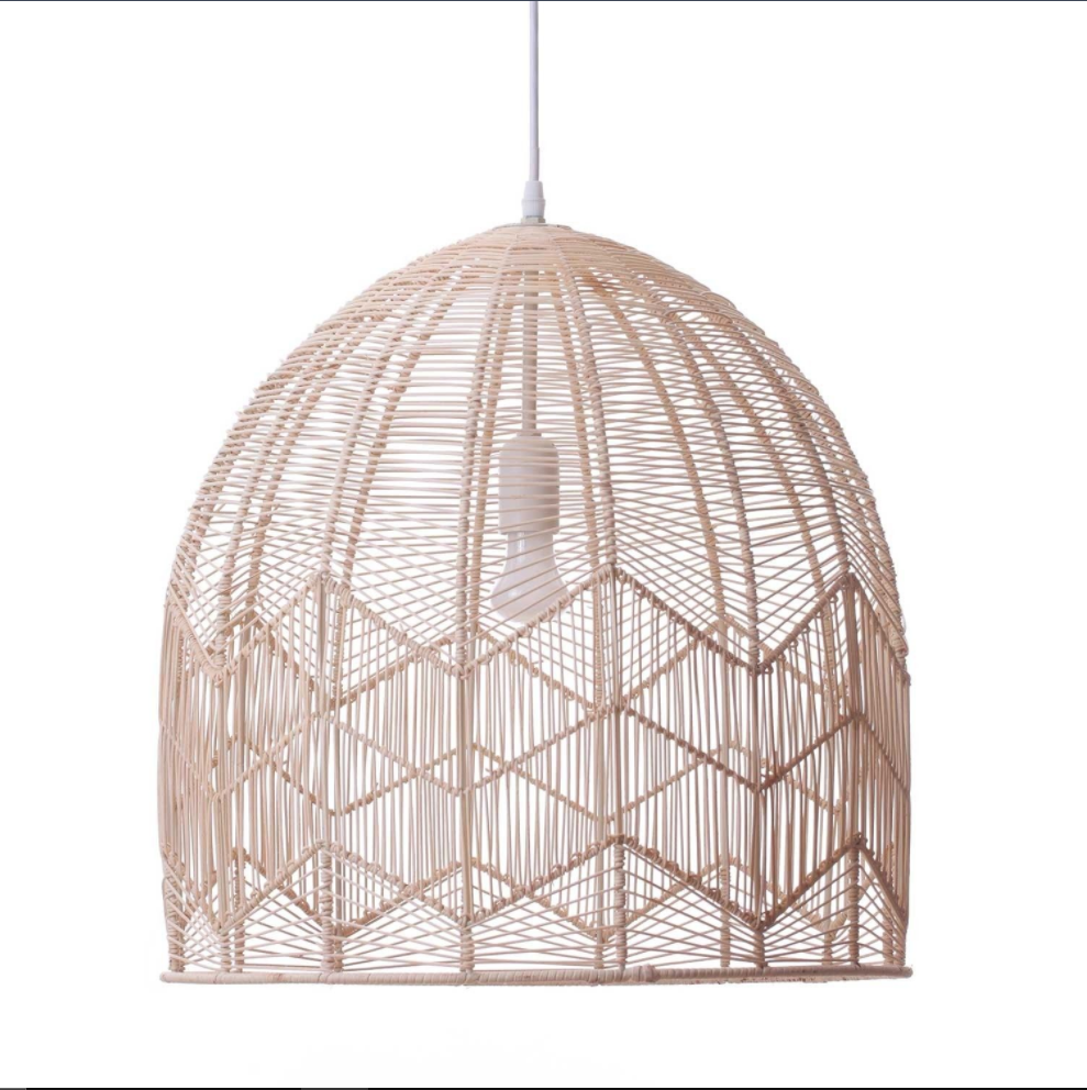 Eco-Friendly 100% Natural High Quality Rattan Ceiling Light For Decoration - Good Bamboo and Rattan Light  From Viet Nam