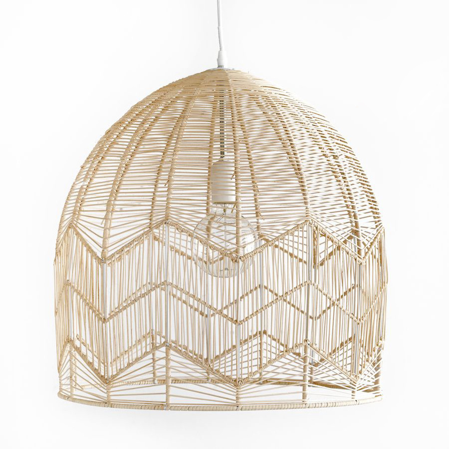 Eco-Friendly 100% Natural High Quality Rattan Ceiling Light For Decoration - Good Bamboo and Rattan Light  From Viet Nam