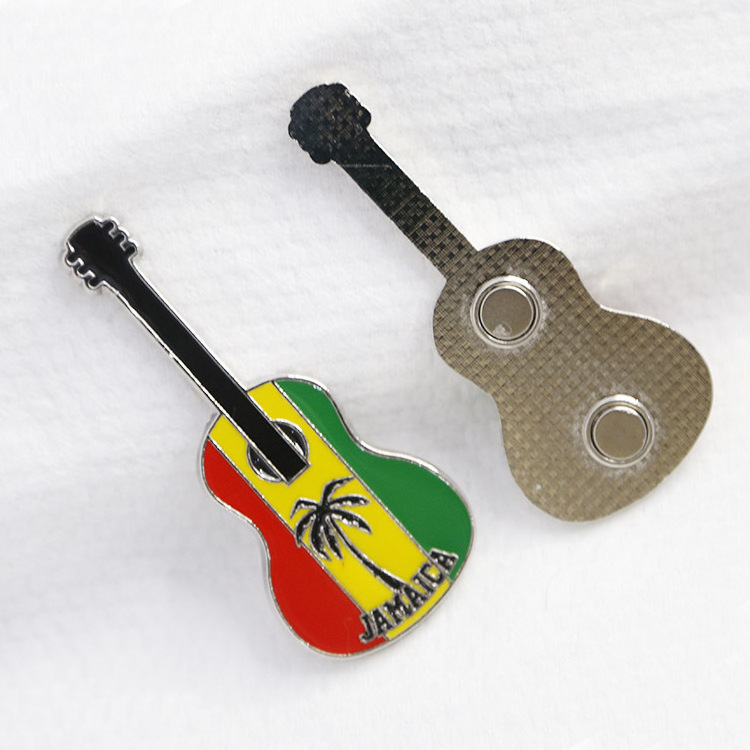 Travelpro Quality Custom Metal Souvenir Fridge Magnet with Personalized Logo and Cute Guitar Design for Tourist Destination