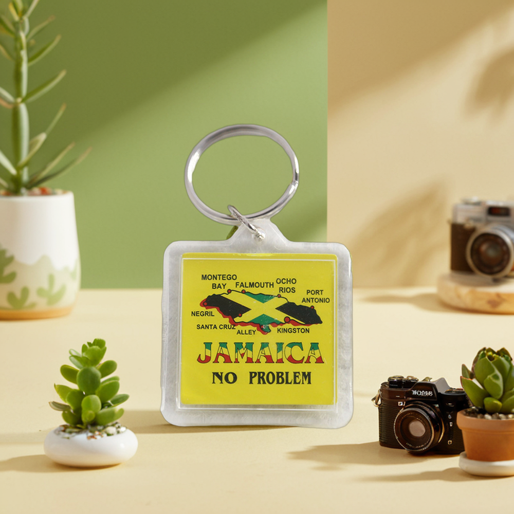 Travelpro Customizable One Piece Acrylic Plastic Souvenir Keychain with Custom Pattern for Tourism Destination