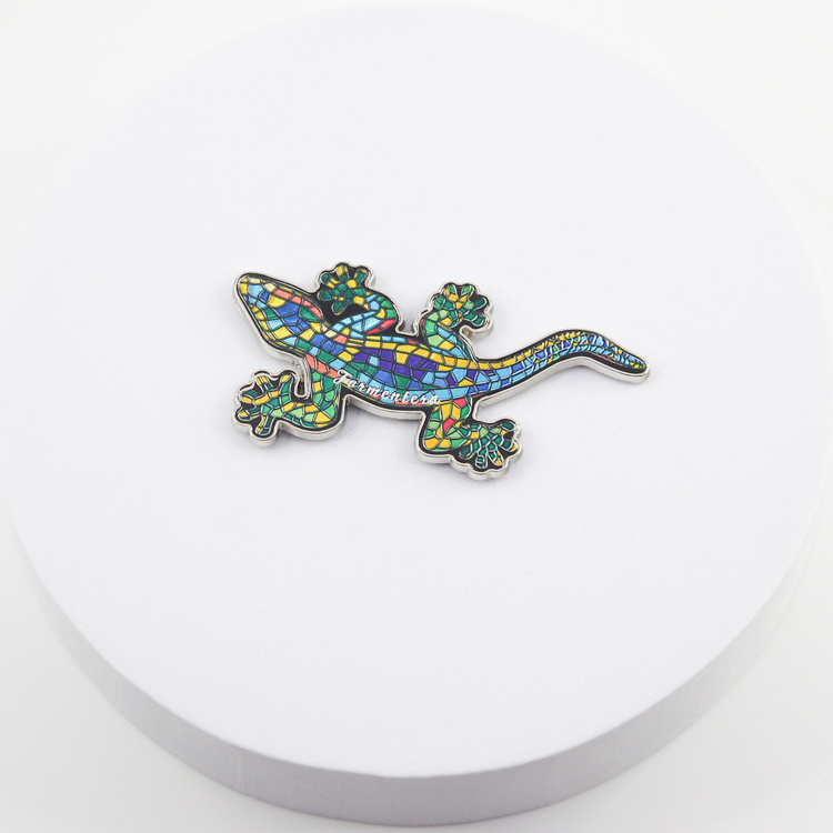 Travelpro Customized lizard-shaped Souvenir Fridge Magnet Coloful Jamaica Theme Refrigerator Magnets for Household Decoration