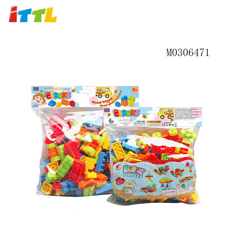 ITTL Educational 140 PCS building blocks bucket toys diy block