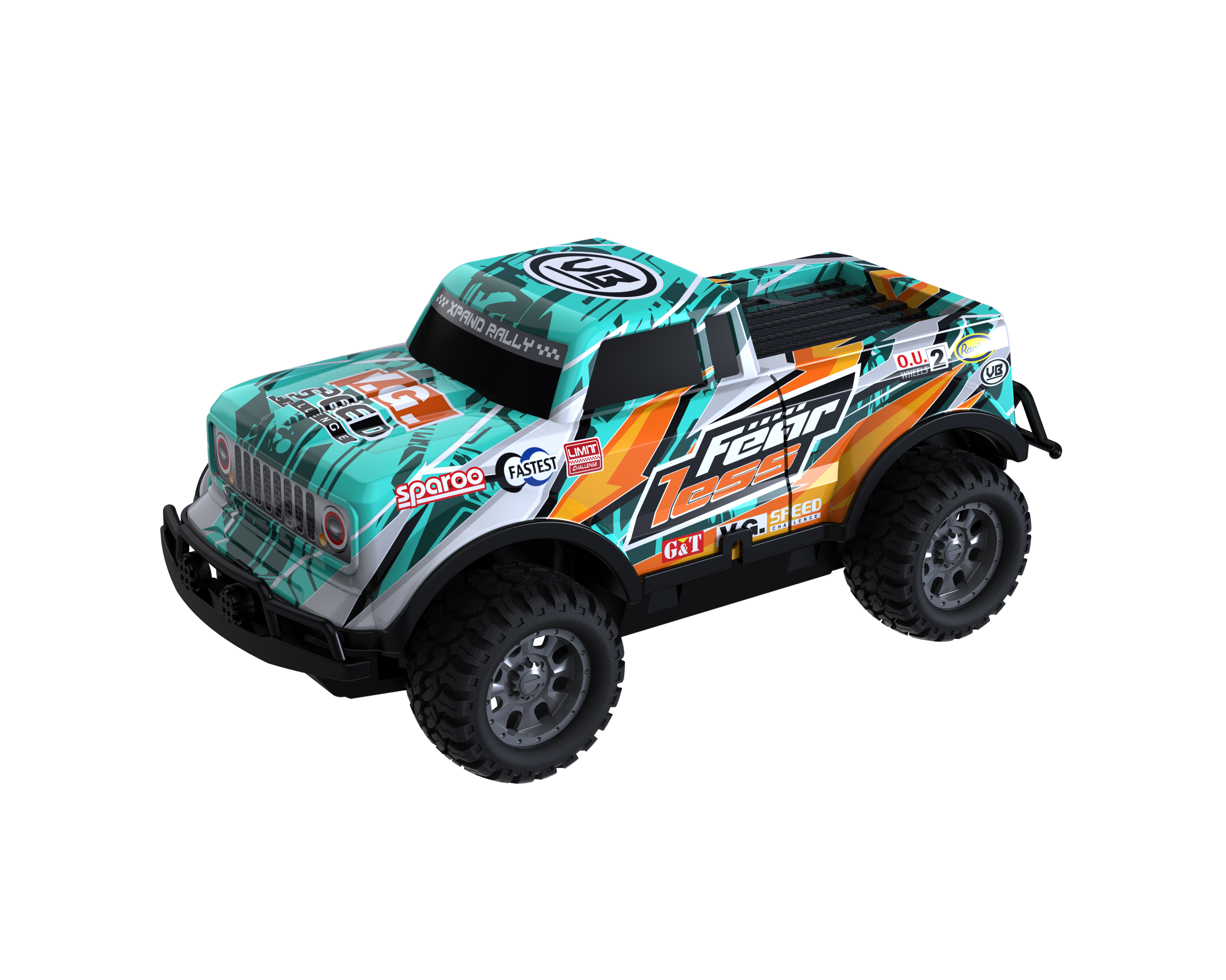 ITTL 1/24 REMO Hobby All Terrain 2.4G 4WD Brushed RC Truck RC Cars Vehicle Remote Control Car Toys 10KM/H