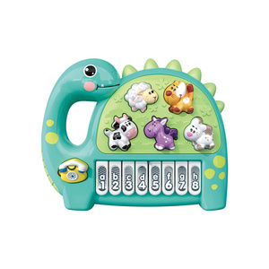 ITTL Kids battery operated musical toy electric piano toy with animal voice and music toys