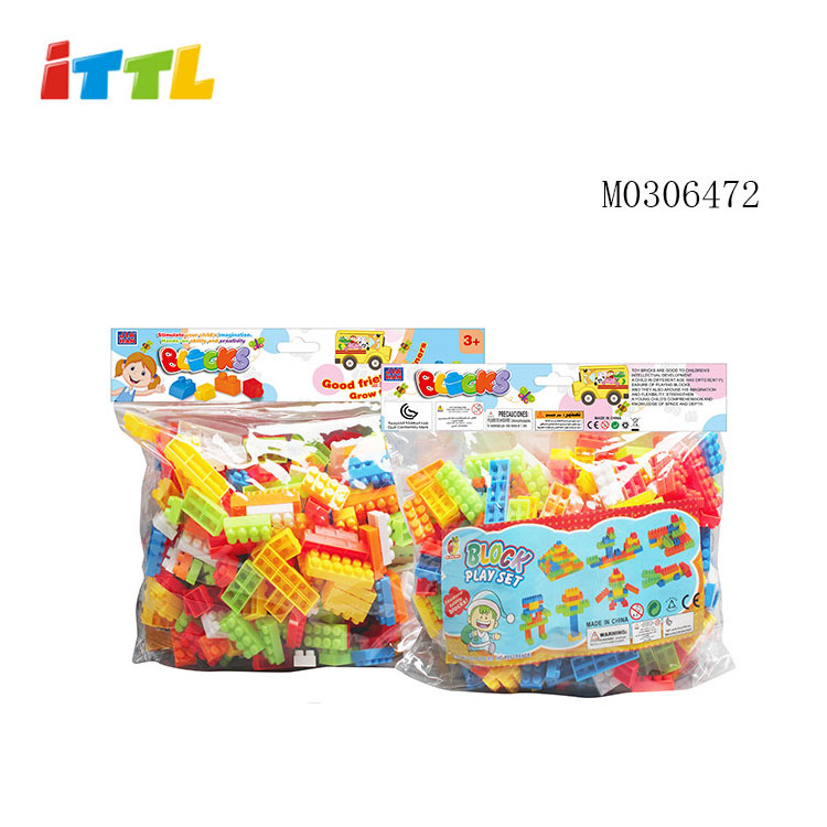 ITTL Educational 140 PCS building blocks bucket toys diy block