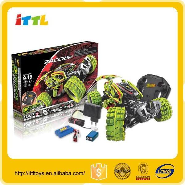 Big wheels 6ch remote control car plastic high speed rc car for kids