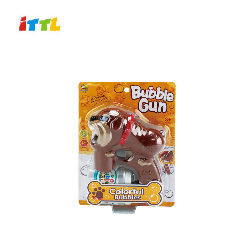 Children Funny cute battery operated bubble toy gun with music