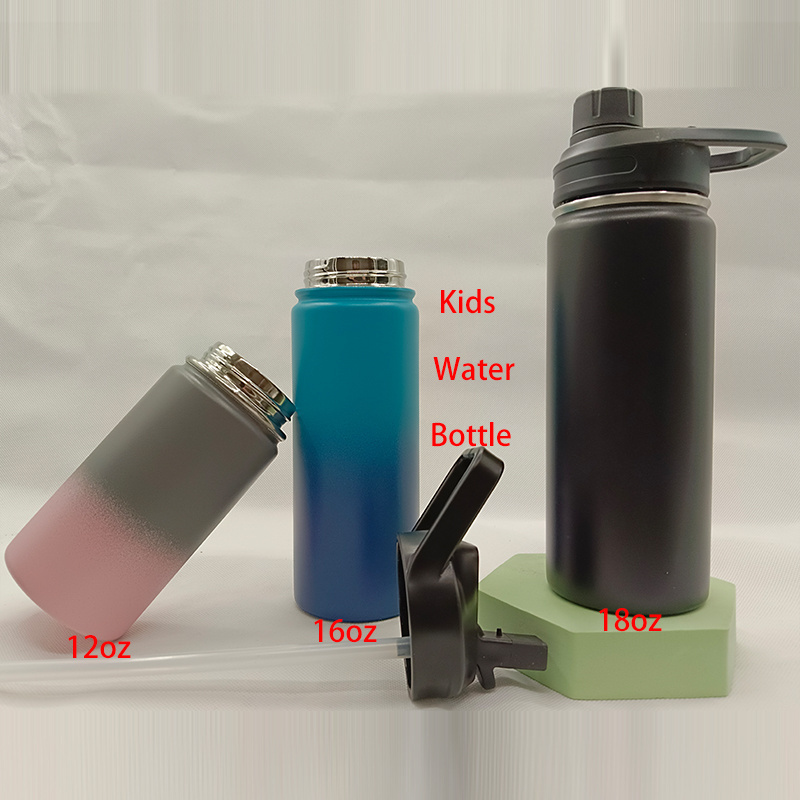 Custom Powder Coated 18/8 Stainless Steel Sport Water Bottle Custom Sports Drinks Bottle