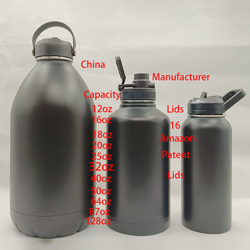 Custom Powder Coated 18/8 Stainless Steel Sport Water Bottle Custom Sports Drinks Bottle