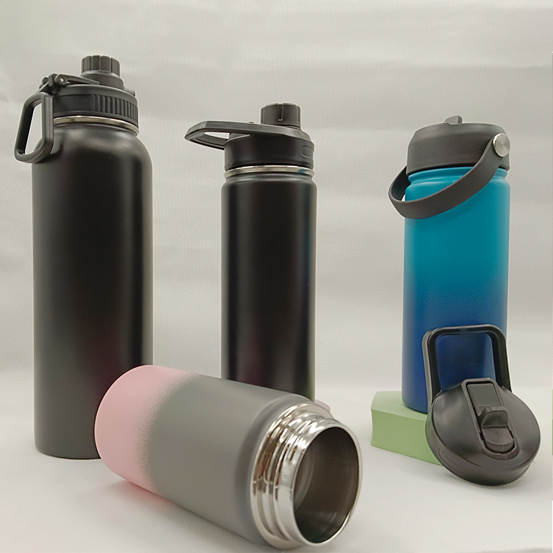 Custom Powder Coated 18/8 Stainless Steel Sport Water Bottle Custom Sports Drinks Bottle