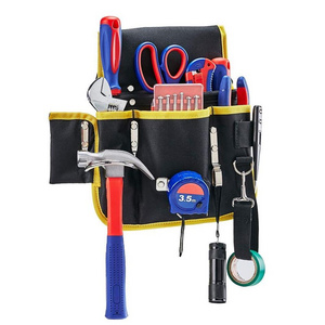 Heavy Duty Waterproof Hairdressing Gardening Electrical Maintenance Carpenters Electrician Tool Belt for for Tools, Flashlight