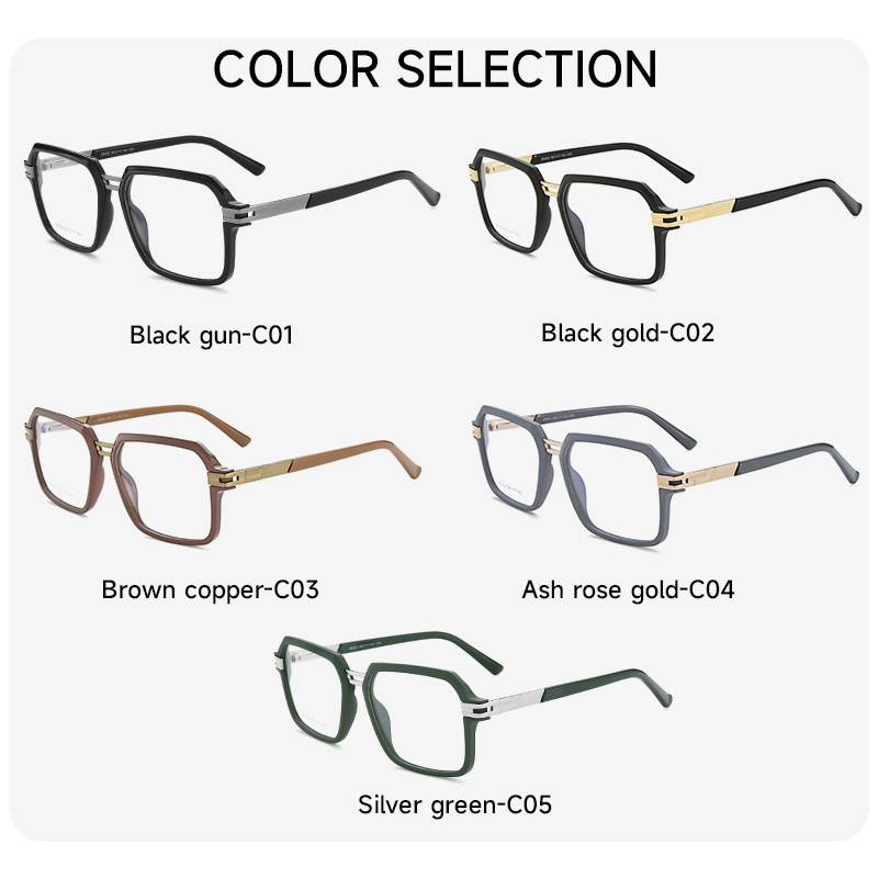 Wholesale TR90 Spring Hinge Glasses Frame Male Eyeglass Frames For Men