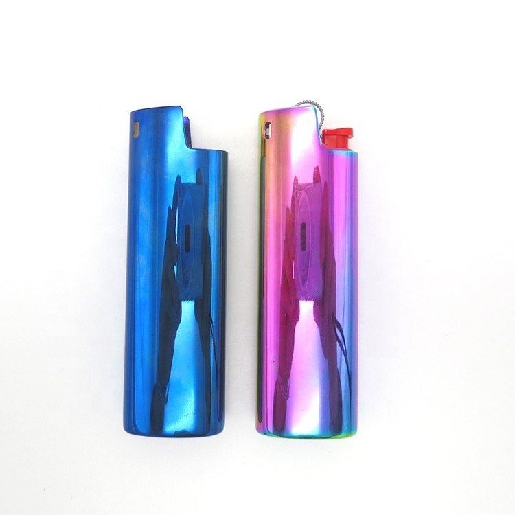 Blank metal lighter cover, metal lighter case sleeve