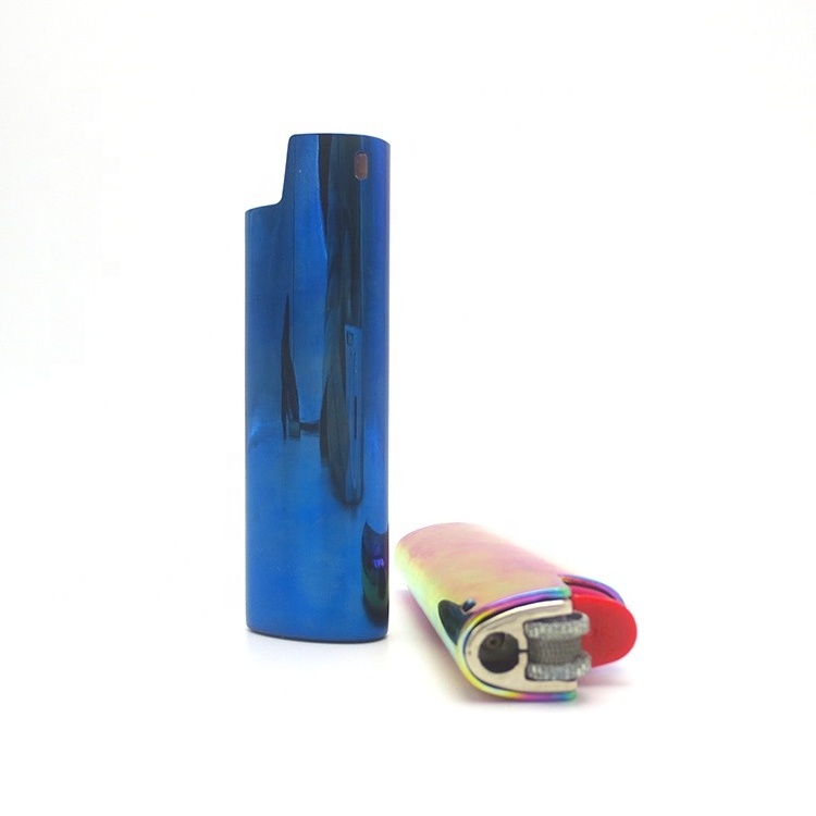 Blank metal lighter cover, metal lighter case sleeve