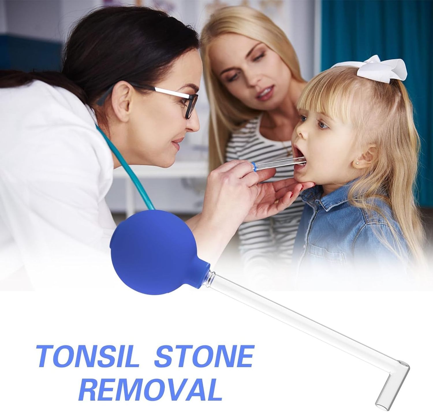 Tonsil Stone Remover Vacuum, Tonsil Stone Removal Tool, Tonsil Cleaner,Manual Style Mouth Cleaning Oral Care Mouth Cleaner