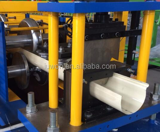 Metal Half Round Rain Gutter Cold Roll Forming Machine