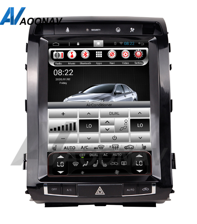 Car Auto Stereo Multimedia Vertical Screen Dvd Player For TOYOTA LAND CRUISER 200 Car radio tape recorder Navigation GPS dvd