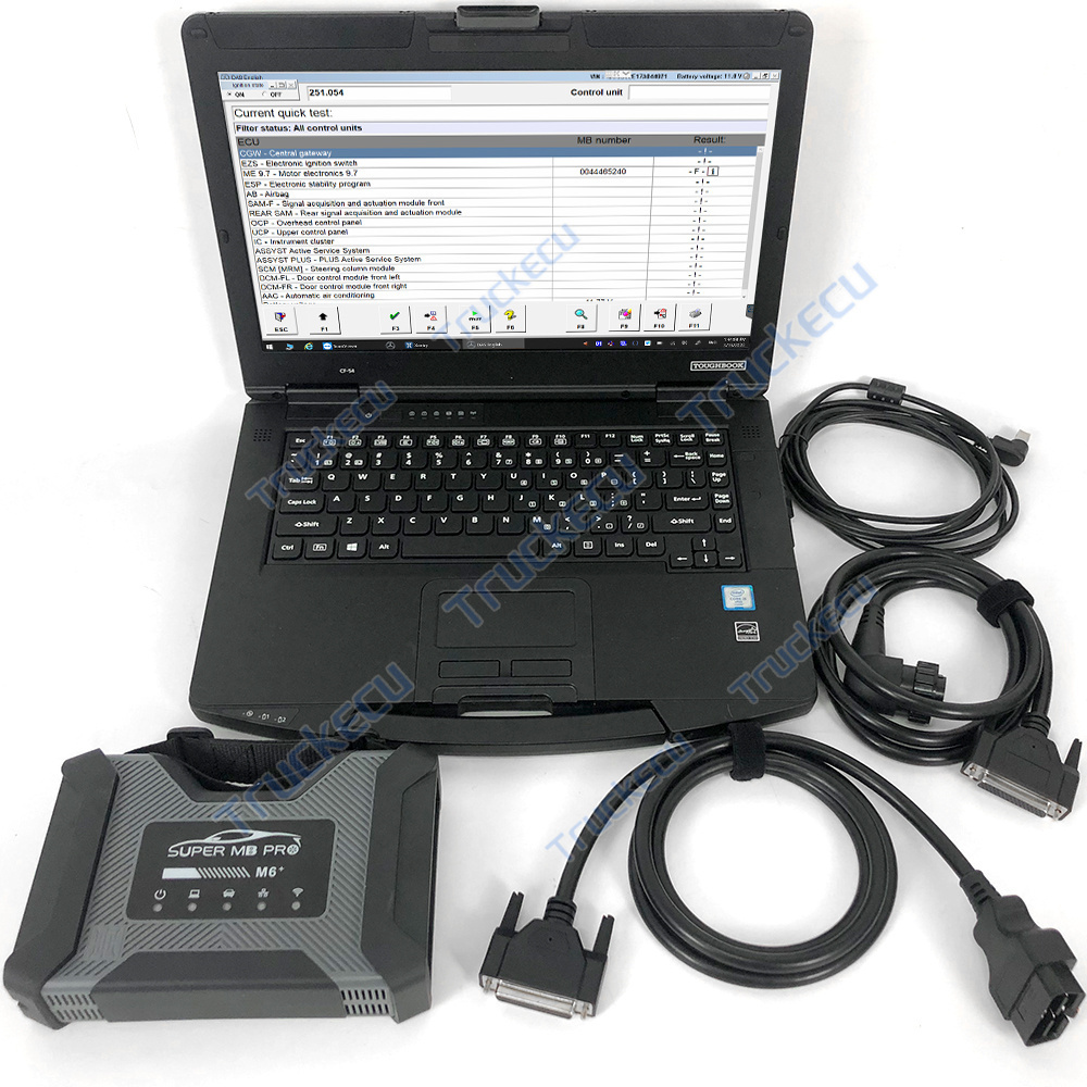 CF54 Laptop+Diagnostic Scanner Tool Full Configuration for benz Car Truck Replace C4 C5 Wireless Star Diagnosis Tool MB PRO M6