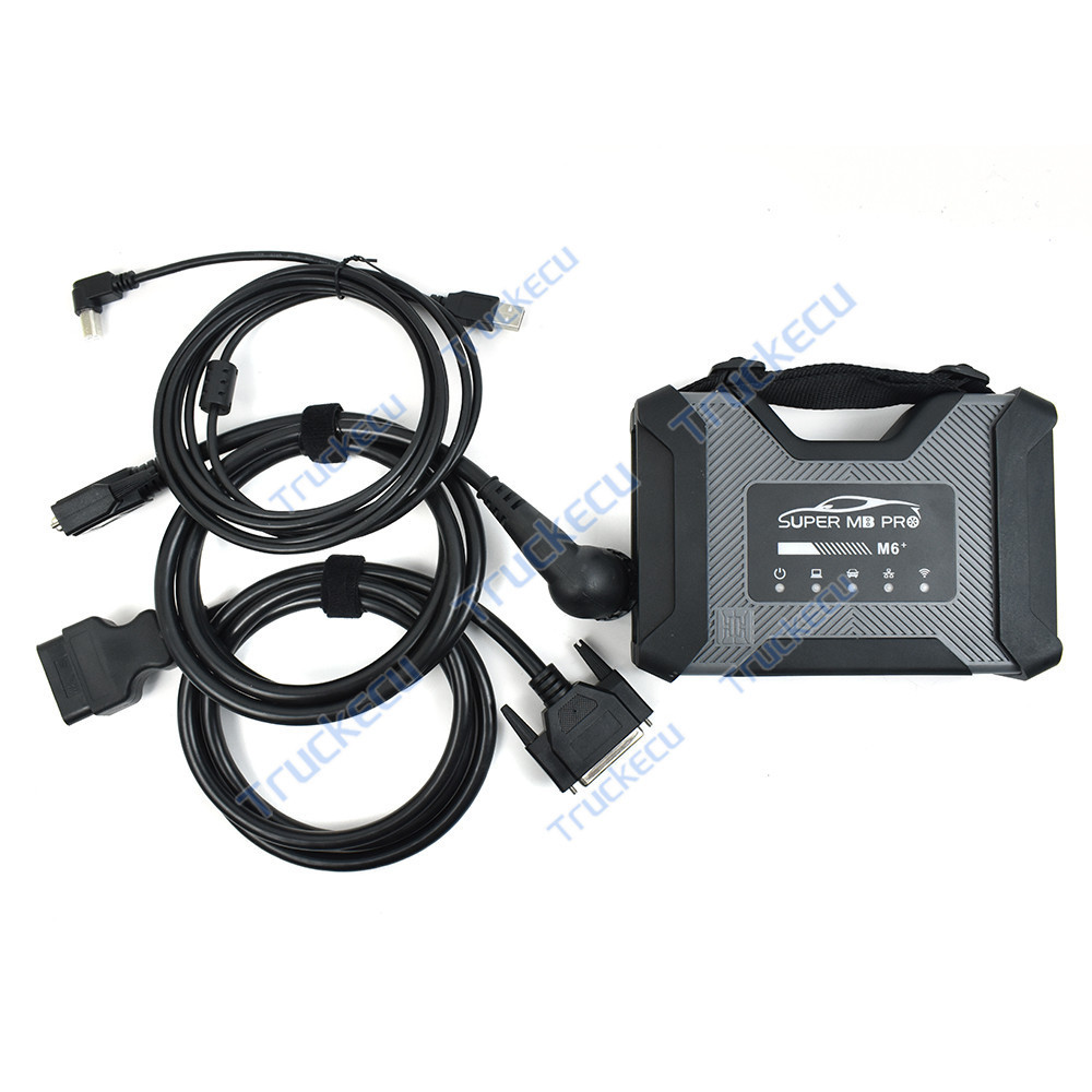 V2024 SUPER MB PRO M6 Wireless Star Diagnosis Tool m6 Multiplexer+Lan Cable+14PIN +Main Test obd cable+SSD Das xentry wis epc