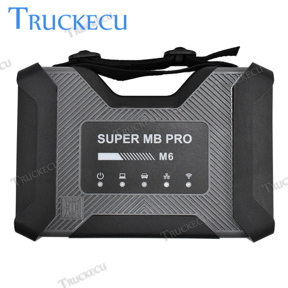 V2024 SUPER MB PRO M6 Wireless Star Diagnosis Tool m6 Multiplexer+Lan Cable+14PIN +Main Test obd cable+SSD Das xentry wis epc