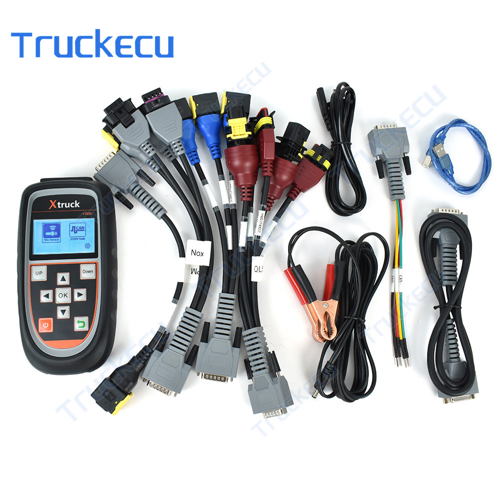 X-truck Y006 EURO 6 Sensor Tester for Urea Quality Liquid Level/PM/Exhaust Temperature Nitrogen and Oxygen NOx Auto Detection