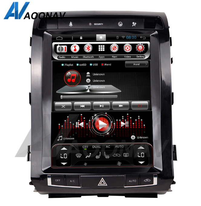 Car Auto Stereo Multimedia Vertical Screen Dvd Player For TOYOTA LAND CRUISER 200 Car radio tape recorder Navigation GPS dvd