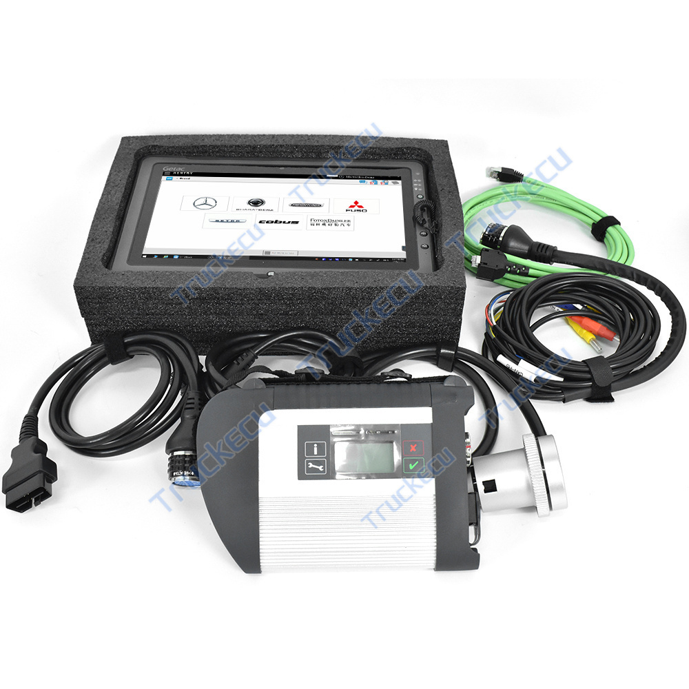 Getac Tablet+for benz car truck Auto Diagnostic Tool MB Star C4 c5 Diagnosis Mb Star SD compact c4 Obd2 multiplexer