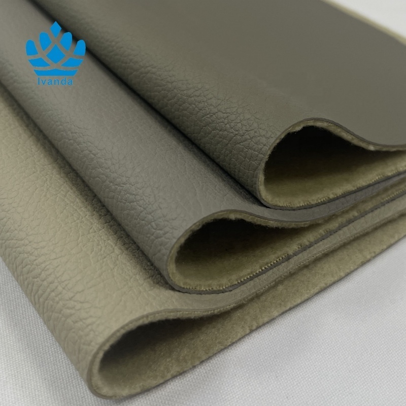 Wholesale Faux Imitation Woven Synthetic Pvc Leather Customize Various Vinyl Pu Leather Fabric