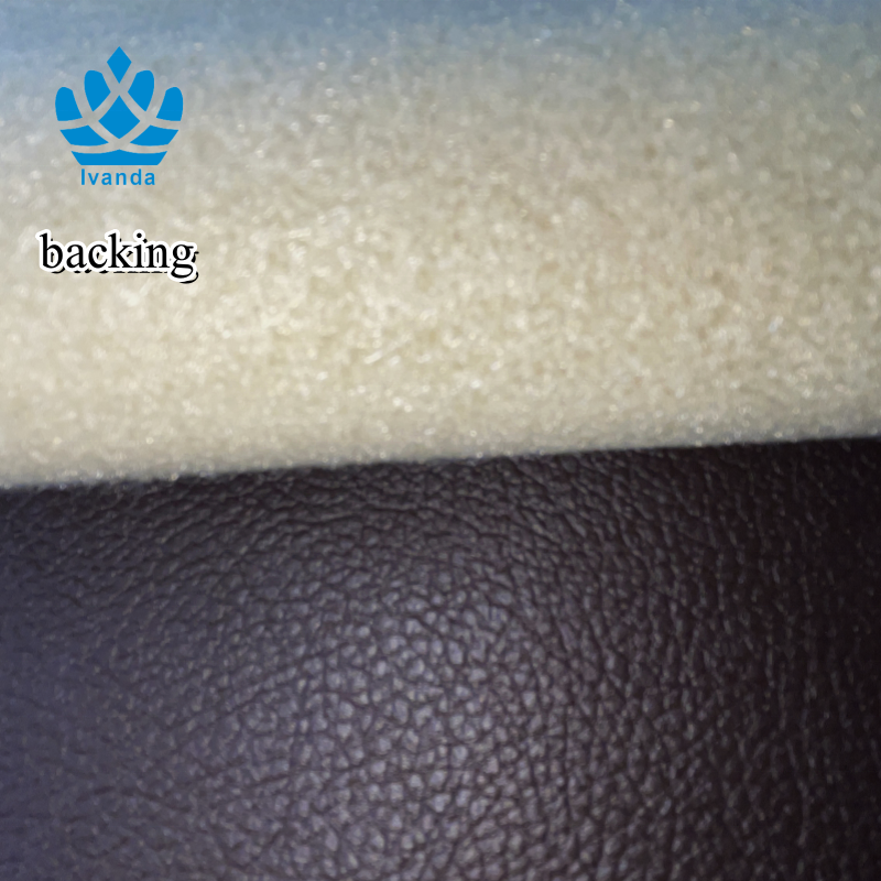 Wholesale Faux Imitation Woven Synthetic Pvc Leather Customize Various Vinyl Pu Leather Fabric