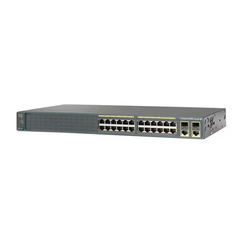 WS-C2960-24LC-S 2960 24 10/100 (8 PoE) + 2 T/SFP LAN Lite Image Network Switch