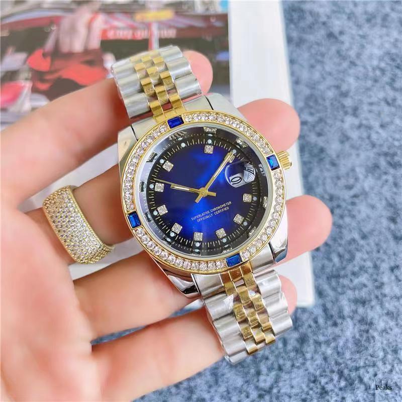 Fashion classic style watch women men stainless steel Luxury WristWatch top famous brand ladies couples  watches gifts