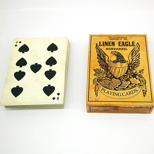 Customized Old Fashion Travel Entertainment Poker Playing Cards With Box