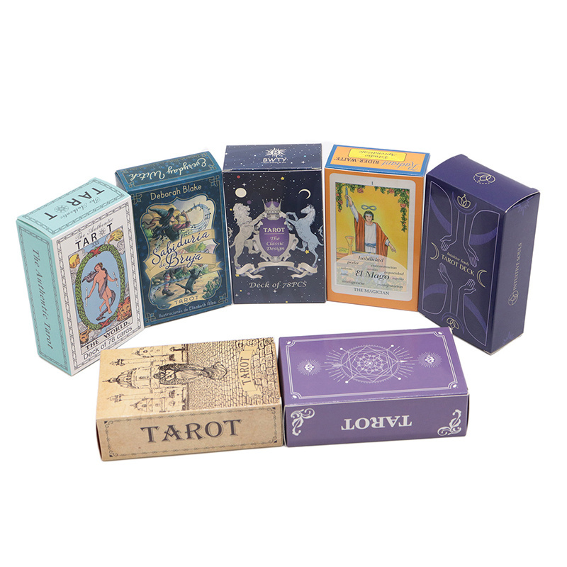 Manufacturer Custom Printing Colorful Large Magical Paper Tarot Card Storage Box