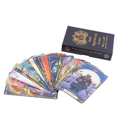 Wholesale buy custom printing Gold foil Tarot Card Board Game Playing Card Game Deck Oracle Tarot Card With Guidebook