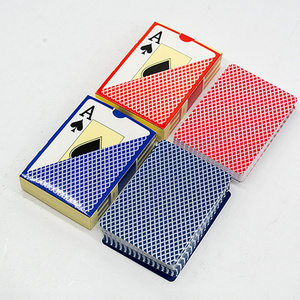 Factory stock print pvc poker jumbo index standard size playing cards plastic