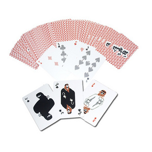 Custom High Quality Durable Waterproof Plastic Playing Cards 100%pvc Poker Golden Poker Playing Cards Deck Gift