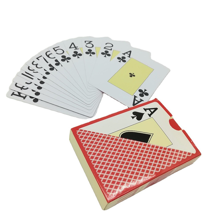 Print Set PVC Durable Waterproof Deck  Poker Card Plastic Playing Cards In Bulk With Custom Box