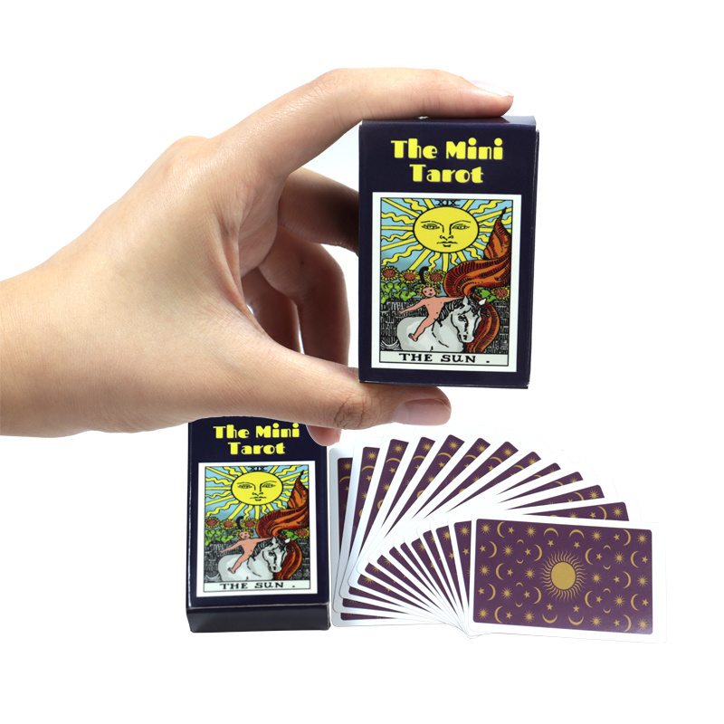 Manufacturer High quality Mini Tarot Cards Printing Oracle And Playing Cards Tarot Mini Size