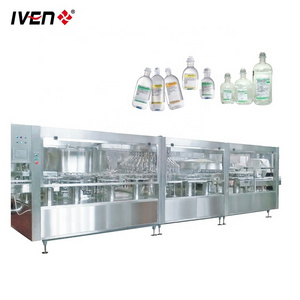 Plastic Bag IV Fluids/ Normal Saline/ IV Infusion Filling and Sealing Machine Plant Turnkey Project