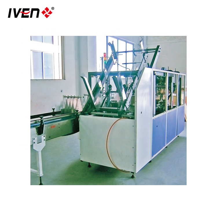 Automatic Carton Box Making Machine Uses Flat Board Packing Carton Box Packaging Production Line