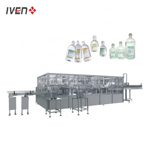 for IV Solution  PP Bottle Blowing Washing Filling Making and Packing Machine Turnkey Project Linear PP Bottle Blowing Machine