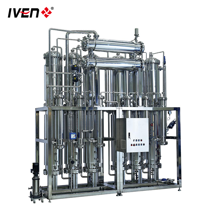 Each Effect Has A Bottom Discharge Distilled Water Machine Equipment