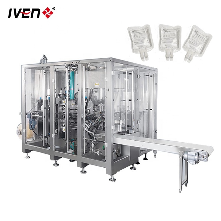 500~1000 ml High Quality  Non-PVC IV Solution Production Line for Soft Bag Normal Saline Dosing and Sealing Production Lin