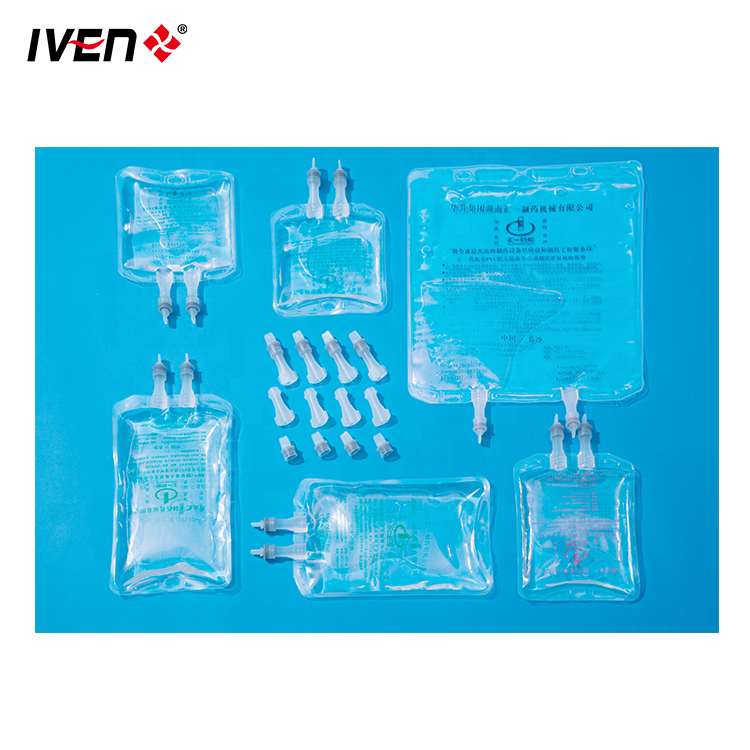 Soft Bag Normal Saline IV Solution IV Infusion IV Fluids Filling Forming and Packing Machine Manufacturing Plant