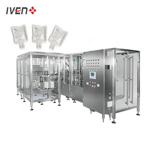 100-1000ml Normal Saline IV Solution IV Infusion Soft Plastic Bag Filling Sealing Sealing and Packing Manufacturing Plant