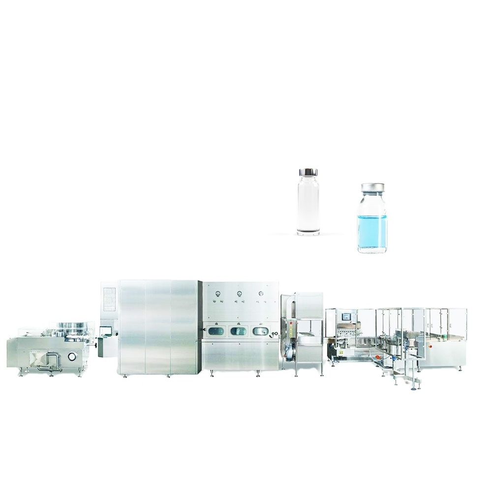 Automatic Vial Injectable Filling Washing Capping Poultry Vaccination Equipment Chick Chicken Vaccine Machine