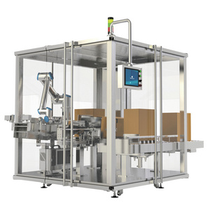 Automatic Carton Box Making Machine Uses Flat Board Packing Carton Box Packaging Production Line