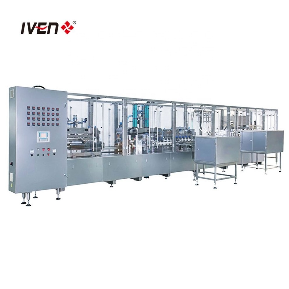 50-1000ML LVP Whole Sets Infusion Manufacturing Plant Normal Saline IV Fluids Bag Filling Production Machine