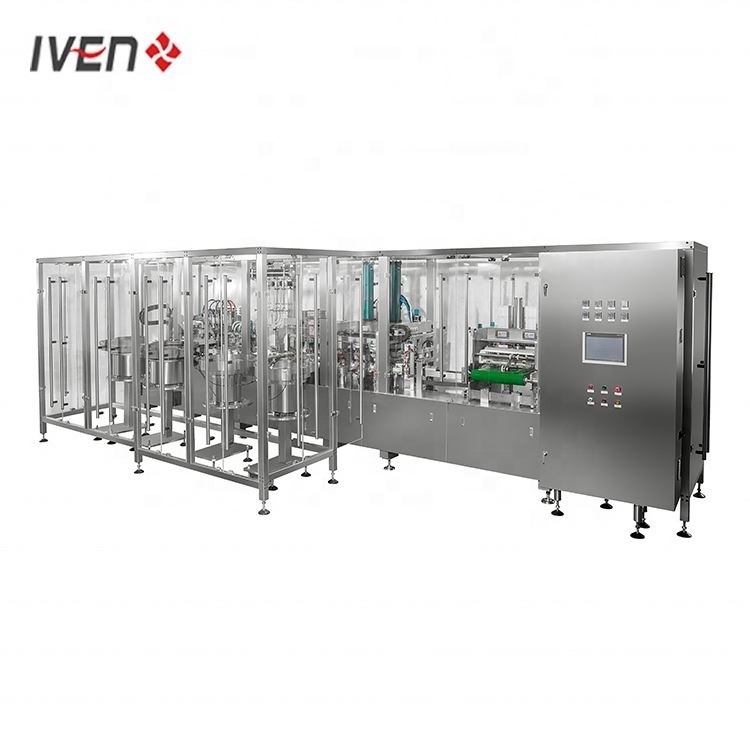 100ML 250ML 500ML 1000ML PP Bottle Soft Bag Normal Saline Solution Blowing Washing Filling Sealing and Packing Production Line